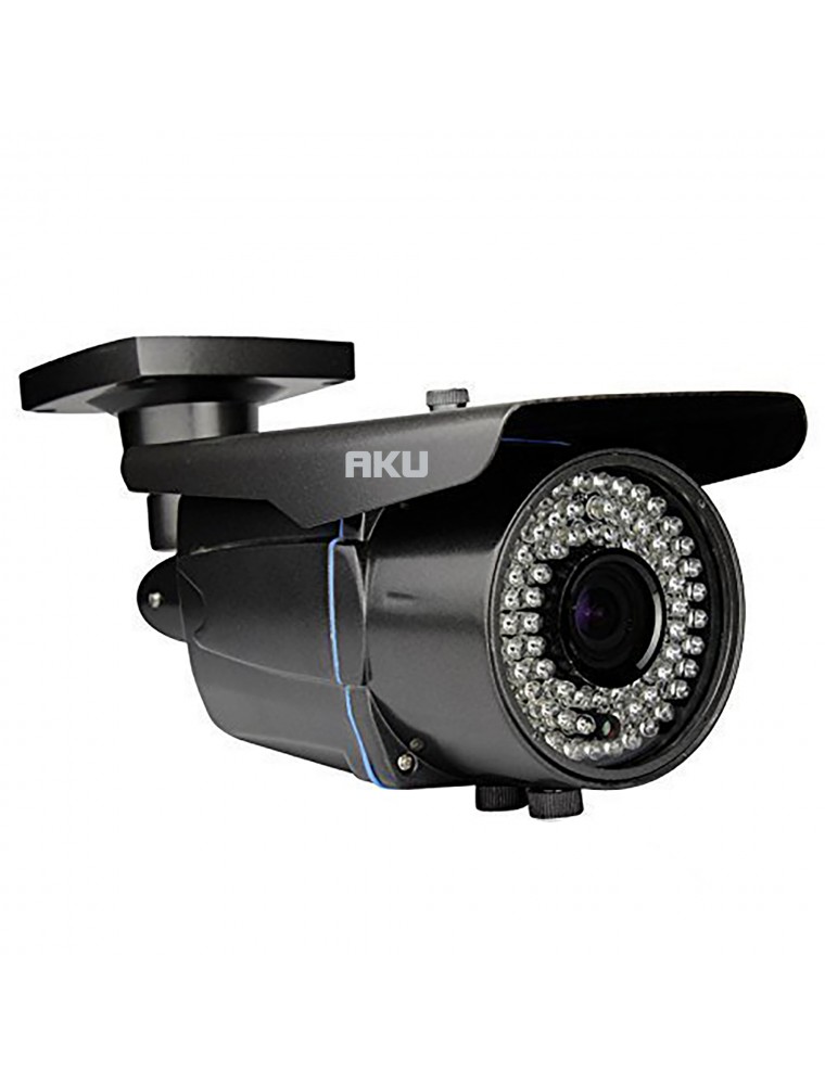 supraveghere AKU AHD FULL HD 2.0MP 30 FPS, carcasa metalica VARIFOCALA 2.8-12mm, interior exterior cu infrarosu 35m la ieftine